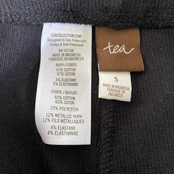 Tea Collection USA Knit Leggings Size 5 - Picture 2 of 3